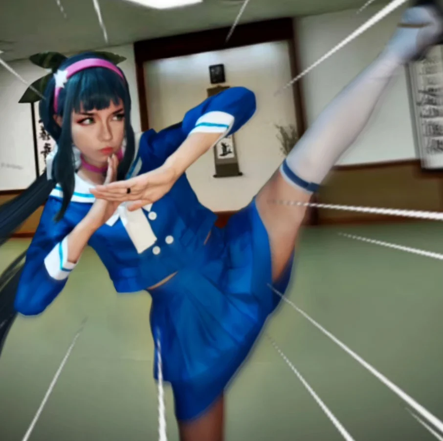 Tenko Chabashira - Danganronpa - Pink