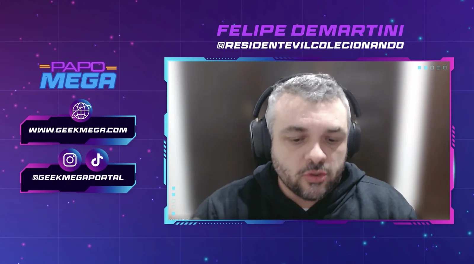 Papo Mega: novo quadro do Geek Mega estreia com entrevista sobre fim da mídia física e colecionismo