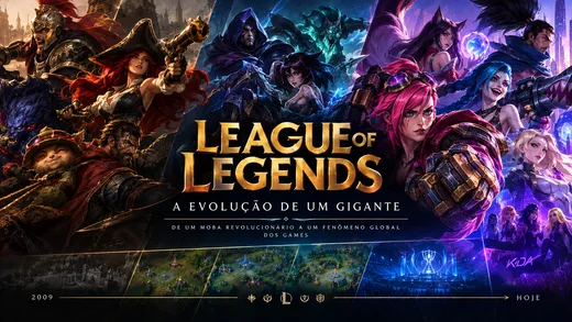 A evolução de League of Legends: de um MOBA revolucionário a um fenômeno global dos games