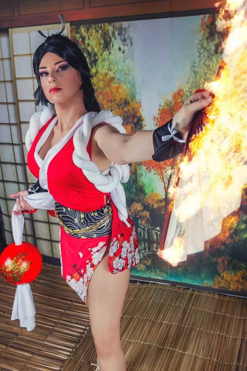 Mai Shiranui Fatal Fury Por Gaby Sá recorte 4
