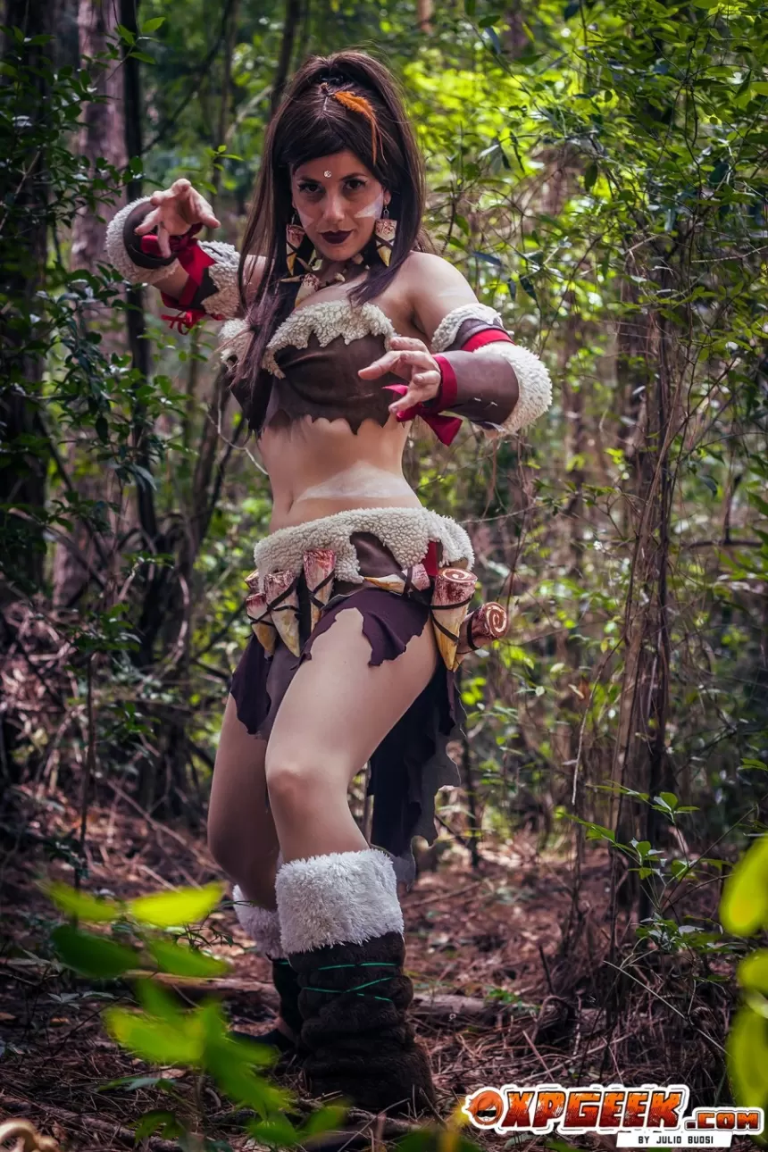 Nidalee League of Legend  por Gaby Sá