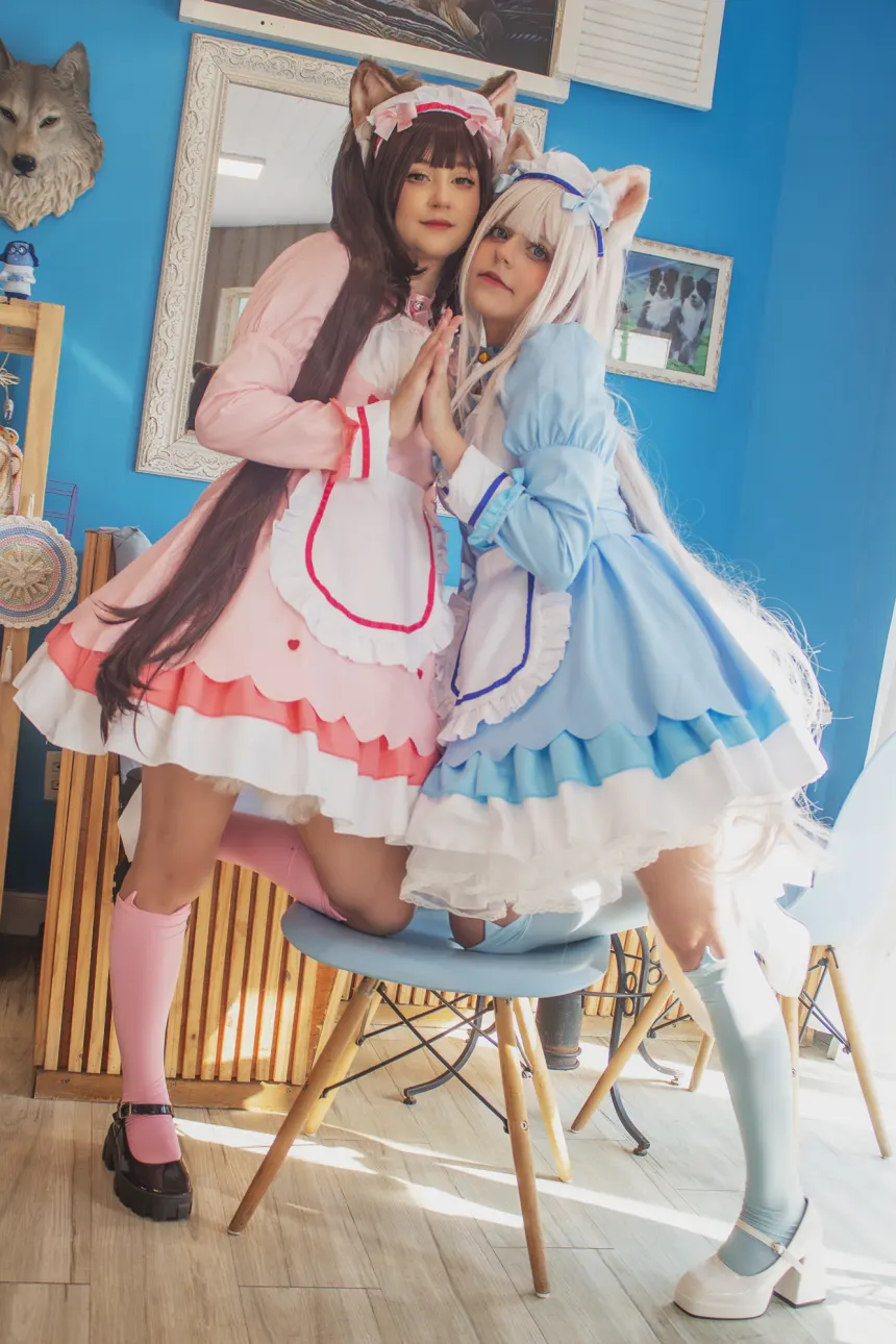 Vanilla e Chocola ( Game Nekopara ) por Yanka e Chiisa