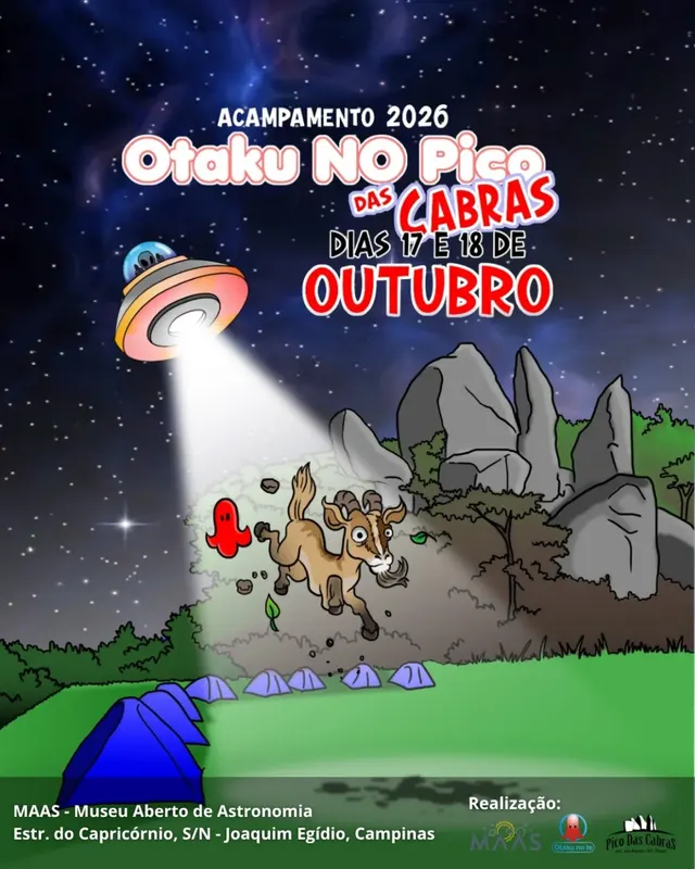 Acampamento - Otaku no Pico das Cabras 2026